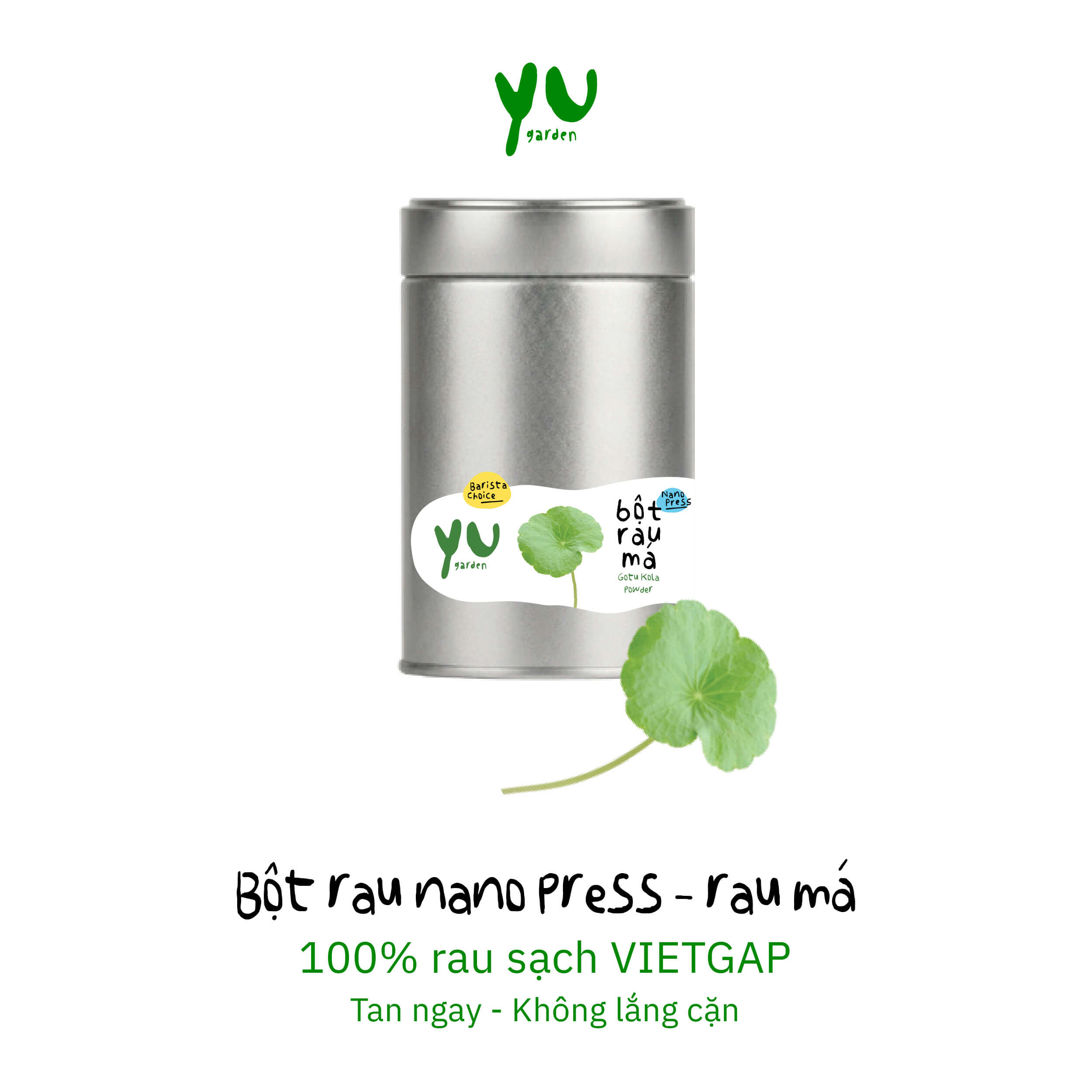 Yu Garden_Web-15 Bột rau Nano Press - Rau má - Ảnh 1