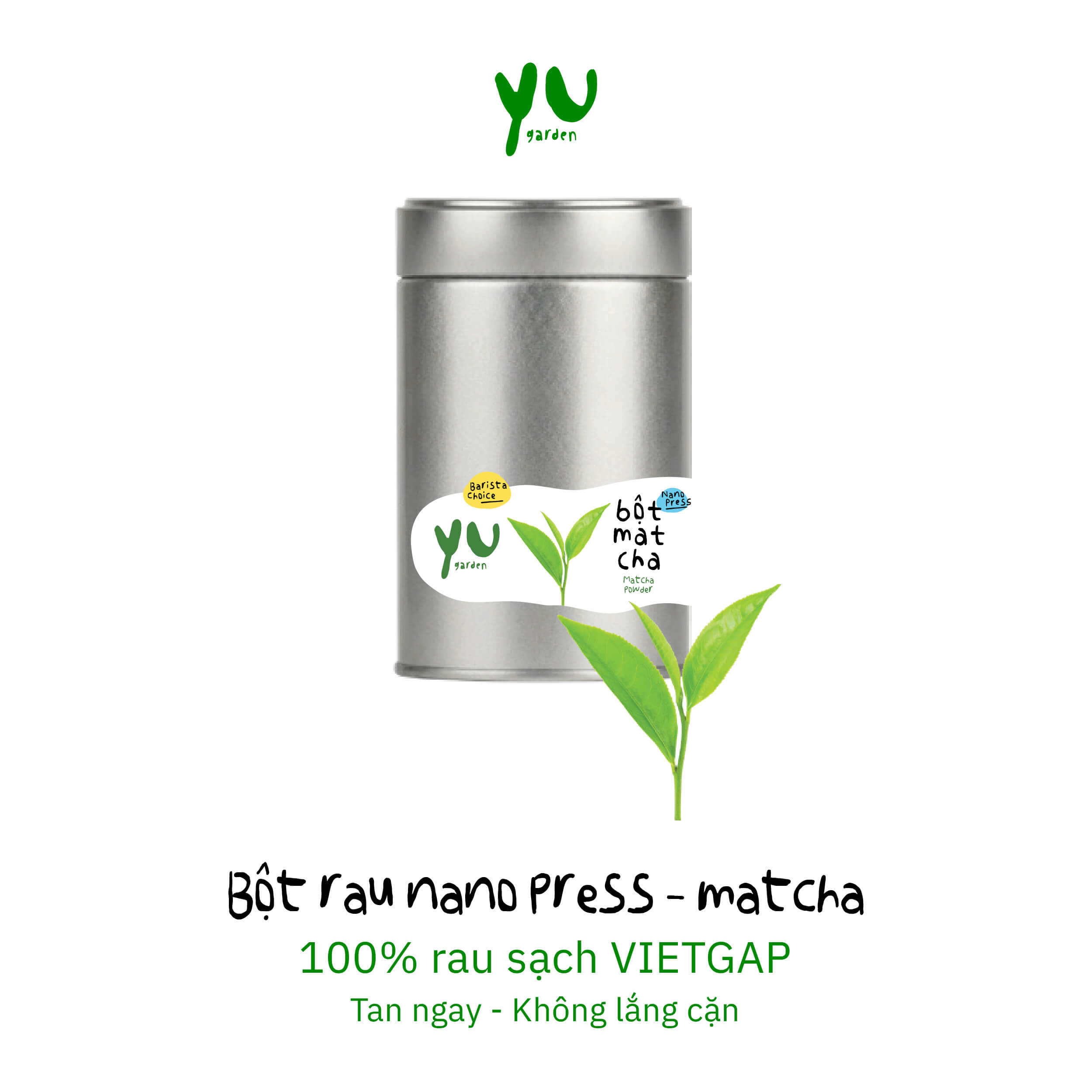 Yu Garden_Web-17 Bột rau Nano Press - Matcha - Ảnh 1